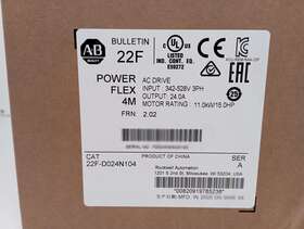 22f-d024n104 Allen-bradley 22fd024n104 Powerflex 4m 11 Kw 15 Hp Ac Drive 22f-d024n104 Allen-bradley 22fd024n104 Powerflex 4m 11 Kw 15 Hp Ac Drive