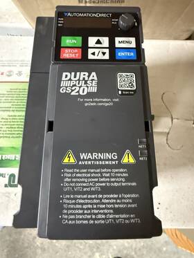 Automationdirect Gs23-25p0 Durapulse Gs20 Vfd 5hp 3-phase 200-240v Ip20