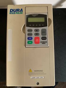 W14340015 Automationdirect Gs3-25po Dura Pulse 5hp 240v 3phase W14340015 Automationdirect Gs3-25po Dura Pulse 5hp 240v 3phase