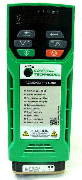 C300-02400032a Control Techniques Commander Induction Variable Speed Drive 1.5hp For Parts/repair C300-02400032a Control Techniques Commander Induction Variable Speed Drive 1.5hp For Parts/repair