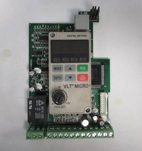 Danfoss 3811082502 Ac Vs Drive Control Board Pcb With Vlt Micro Digital Keypad