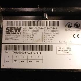 Sew Eurodrive Thm10c008-022-076-1 Vfd Drive 500vac 3-phase 800w 1hp