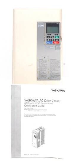 Cimr-zu2a0046faa Yaskawa Motor Drive Inverter 46.2 Amps Z1000 A Cimr-zu2a0046faa Yaskawa Motor Drive Inverter 46.2 Amps Z1000 A
