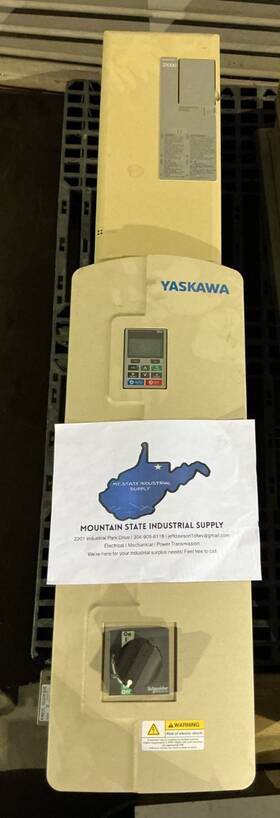 Yaskawa Z1b1b52lpmgtl Vfd 3-phase 52.2a 480v