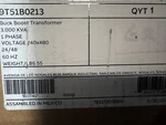 Abb 9T51B0213 Buck Boost Transformer. Fixed Price $2500.00.