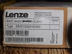 E82EV222 2C000 New Open Box Lenze 8200 Frequency Inverter K4C000. Fixed Price $900.00.
