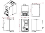 Weg Drive CFW500A16P0T2DB66DSG2 Variable Frequency. Fixed Price $1069.06.