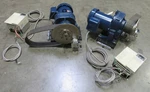 C196560 Lot Mitsubishi Geared Motor W/ FR-A024-1.5KP 1.5KW Inverter Drives. Fixed Price $200.00.