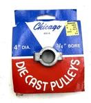Chicago 400-A Dia 3/4 Bore Pulley. Fixed Price $10.00.