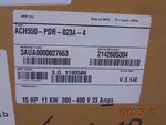 New Abb Drive W/disconnect ACH550-PDR-023A-4 , 15 Hp 3PH Amps. Fixed Price $2450.00.